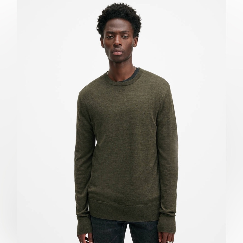AllSaints merino mode sweater size Large Marley green NWOT